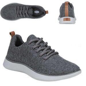 Dr. Scholl's Freestep Wool Sneakers Mid Grey Size 6.5